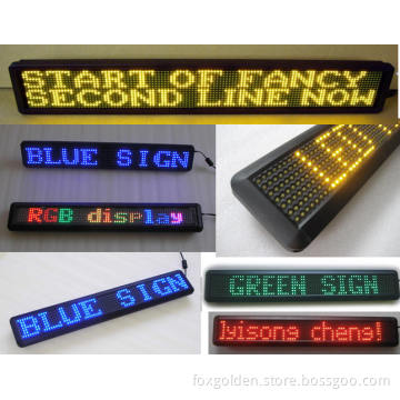 Semi-Outdoor for Moving Message Single & Dual Color LED Display Strip